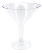 Comprar Desechables: 30 Copas Martini Plástico Transparente -eventos