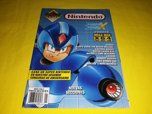 Revista Club Nintendo Mega Man X Año 3 #1
