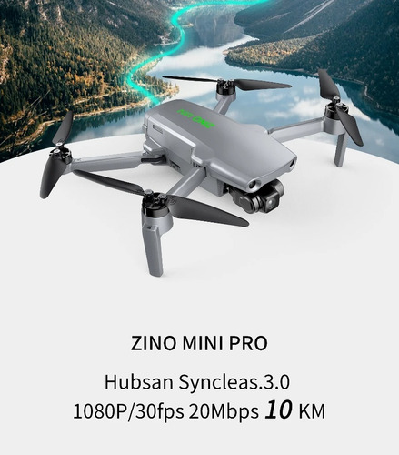 Dron Hubsan Zino Mini Pro 64gb 4k 10km Gps Fpv 3-gimbal