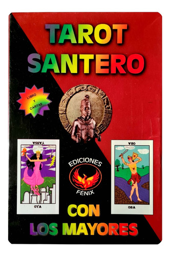 Tarot Santero Original Plastificado 24 Cartas+libro Manual