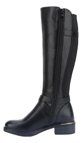 Bota Equitación Montar Hebilla Elástico Chamorro