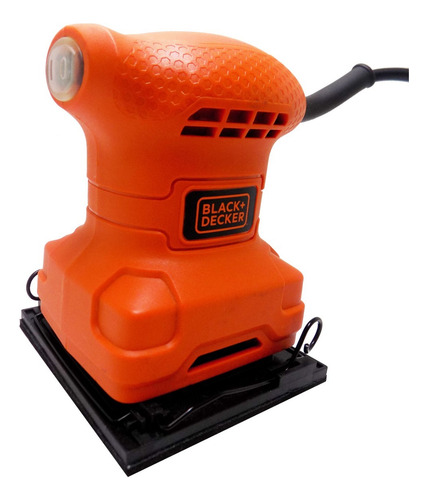 Imagen 3 de 9 de Lijadora Orbital Black+decker Bs200 Naranja 50hz 220v Black