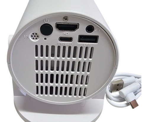 Mini Proyector Portátil Full Hd 1080p 5v 2a Wifi Envios Blanco