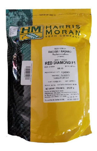 Rabano Harris Moran 50 Mil Semillas Red Diamond