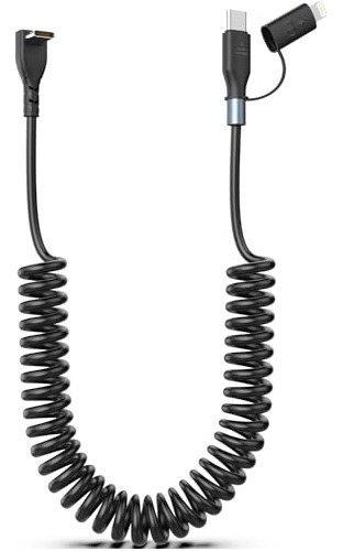 Cable De Carga Usb C A Usb C/lightning Para iPhone 15, 2-in-