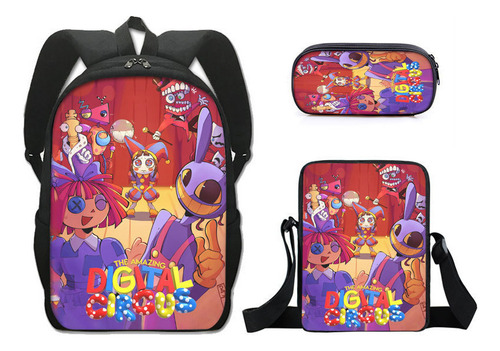 Mochila Escolar De Circo Digital The Amazing Digital Circus, R