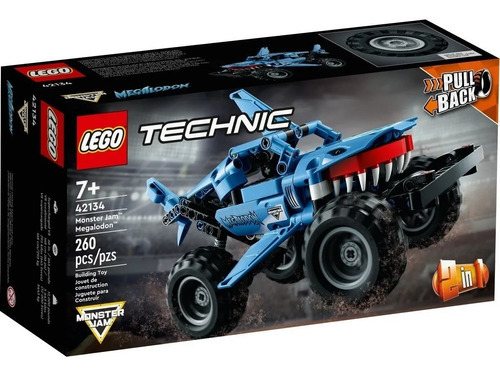 Imagen 1 de 6 de Lego Technic Vehiculo Monster Jam Megalodon 260 Pzas 42134