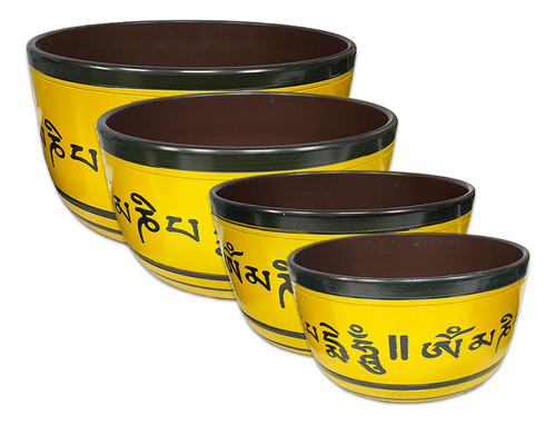 Set De 4 Cuencos 5.5/7/7.5/8 Aluminio / Ambienteyaromas