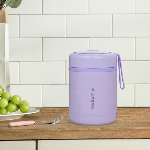 Contenedor De Comida Aislado, Almuerzo Bento Box A Violeta