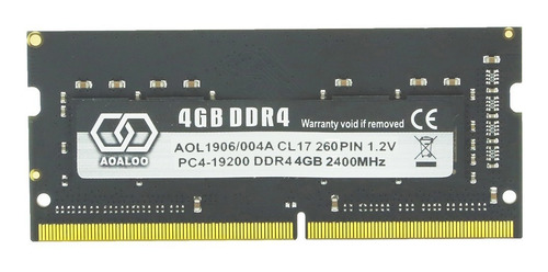 Rápida Memoria Ram Ddr4 Nuevo 4gb 2400 Mhz Para Portatil