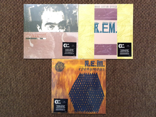 R. E. M. - 3 Studio Albums / 3 Lp's / Edición Limitada Vinyl