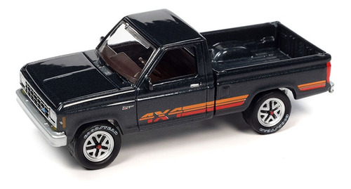 1985 Ford Ranger Xl Negra 1:64 Johnny Lightning Color Negro