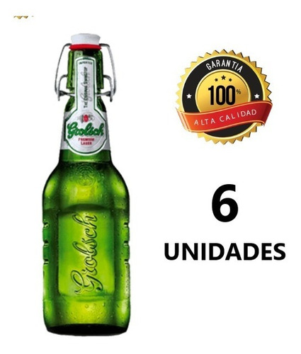 Cerveza Grolsch 450ml Tapón Swing Top - mL a $19