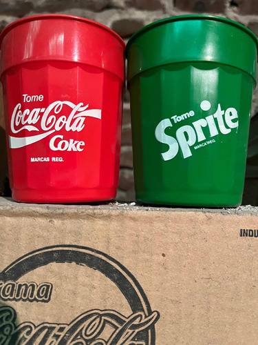 Vasos De Coca-cola De Colección (plastico) Boca Ancha