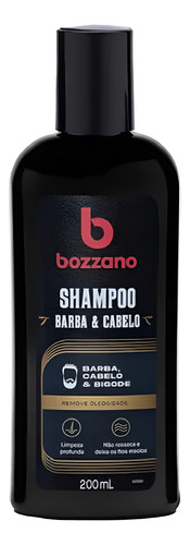 Bozzano Shampoo Barba E Cabelo 200ml