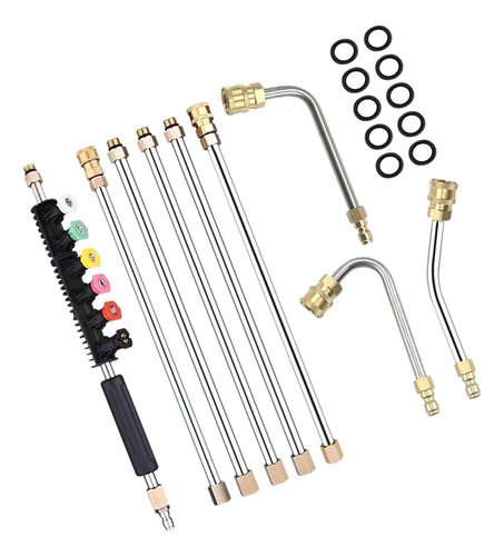 Kit De Haste De Extensão Para Lavadora De Pressão Com Bico