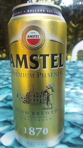 Lata Cerveza Amstel / Copa Libertadores / Vacía De Colección