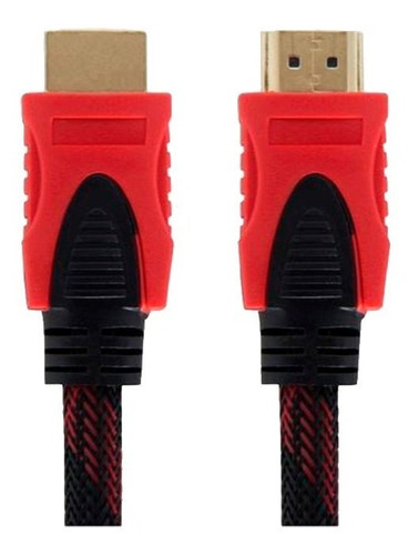 Imagen 3 de 4 de Cable Hdmi 4k / 1080p 15 Mts Enmallado Doble Filtro