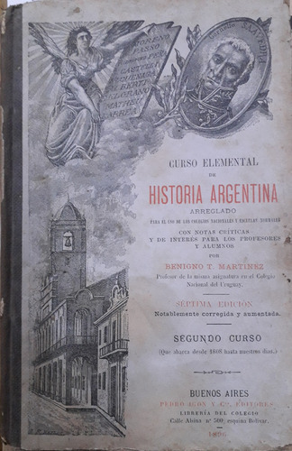 5886 Curso Elemental De Historia Argentina 2°curso