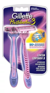 Maquina Para Afeitar Desechable Prestobarba3 Women Prestoba