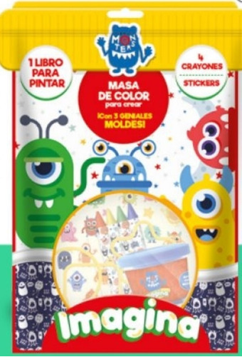 Crazy Monster Flow Pack 4 Imagina Libro Para Pintar   4 Cray