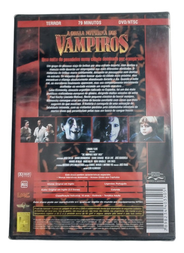 Dvd Filme - A Orgia Noturna Dos Vampiros - Terror - Lacrado