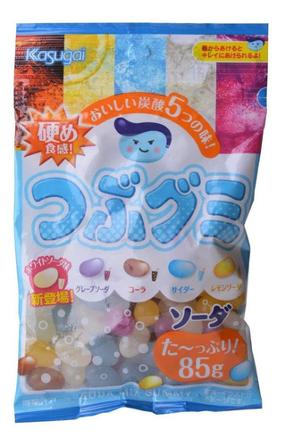 Tsubu Gummy Soda, Kasugai, 85 G