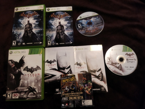 Batman Arkham Asylum+ Batman Arkham City Para Xbox360