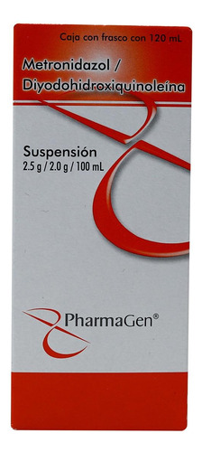 Metronidazol/diyodohidroxiquinoleína Susp 120ml 2.5/2g/100ml