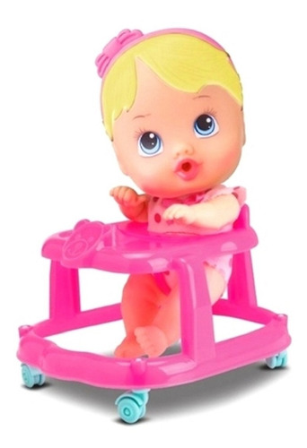 Juguete Muñeca Bebote Nena Little Dolls Andador Babymovil