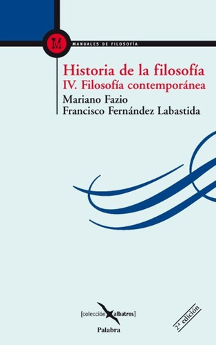 Libro - Historia De La Filosofía Iv. Filosofía Contemporánea