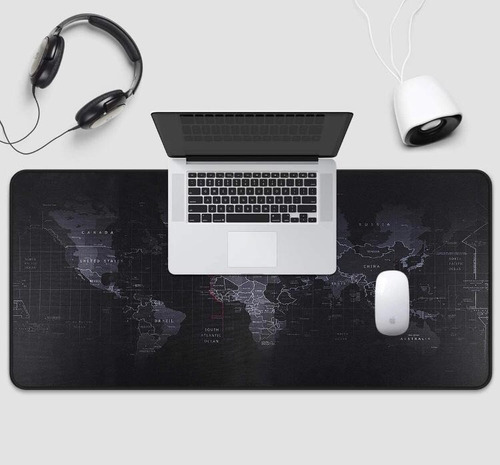 Imagen 2 de 6 de Mouse Pad Para Computadoras De Mapa Mundi Extra Grande