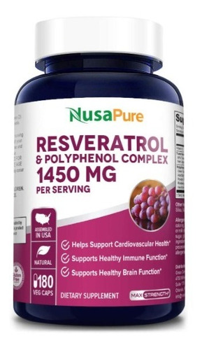 Resveratrol Y Polifenol 1450mg