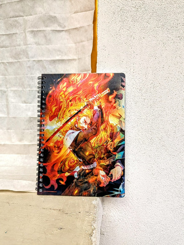 Cuaderno 80 Hojas Lenticular Raya Demon Slayer 21x14.5 Cm