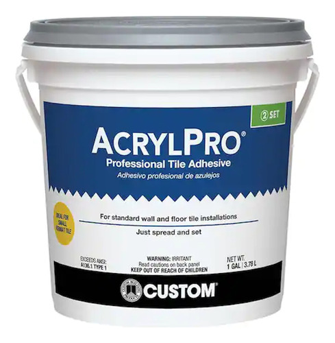 Acryl Pro Adhesivo Profesional Para Azulejos De Ceramica 