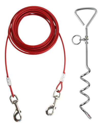 Cable De Amarre Para Perros De 30 Pies Para Perros, Estaca C