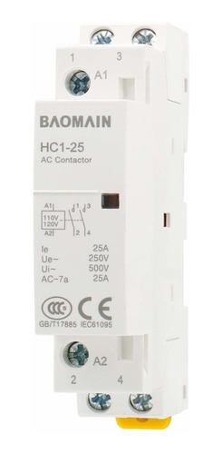 Baomain Hc1 25 110 v Voltaje De La Bobina 25 a 2 polo Univer