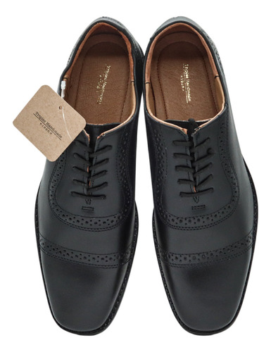Zapato Vestir Hombre Triples Piel Borrego Vaqueta 36151