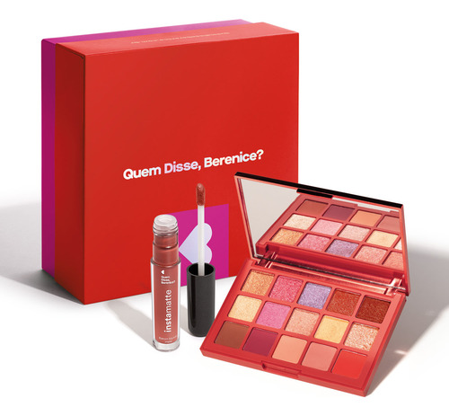 Kit Presente Make Camaleoa: Paleta De Sombras 12g + Batom Lí