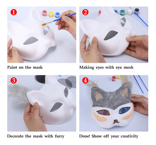 Kit De Bricolage Para Gatos Therian Litdevil Com Pele Sintét
