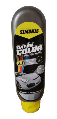 Cera Crema Quita Rayones Brilla Pintura Gris Simoniz 120ml