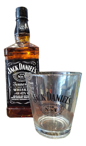 Whiskey Bourbon Jack Daniels 750ml + Vaso Whisky De Regalo!