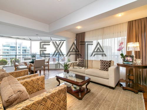Imagem 2 de 28 de Apartamento À Venda No Panamby Com 285m² De Área Privativa, Living Com Varanda, 4 Suítes Com Armários, Living Amplo E Espaçoso, Home Theater, Depósito - Ap01350 - 70820244