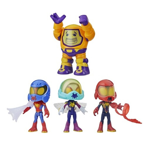 Kit Boneco Spidey Com Equipe E Zola Com Acessorios F6693