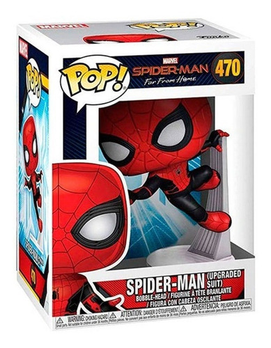 Funko Pop Spiderman 470 Hombre Araña Trepando Peter Parker