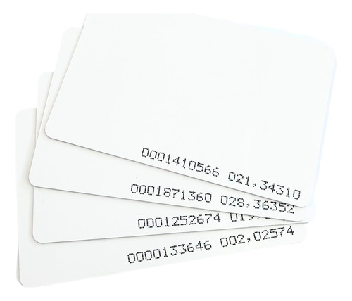 Kit 20 Unid Cartão Aproximação Rfid 125 Khz Iso