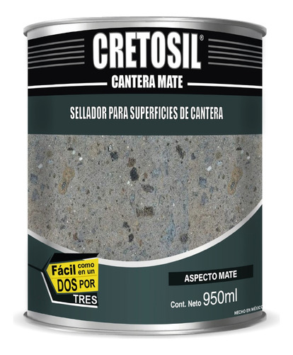 Cretosil Cantera Mate Sellador Aspecto Húmedo 950 Mls.