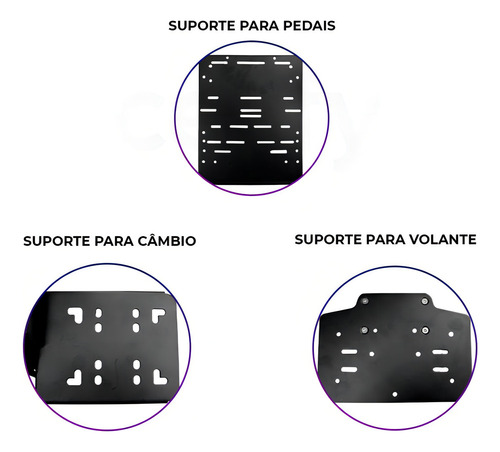 Mesa de soporte para volante Joystick Gaming Simulator Racing Cockpit