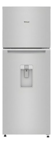 Refrigerador con freezer Whirlpool WT1333D color acero inoxidable con capacidad de 364L