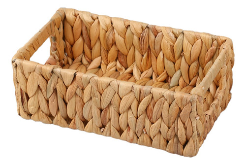 Cesta De Almacenamiento De Mimbre, Con Forma De Jacinto.